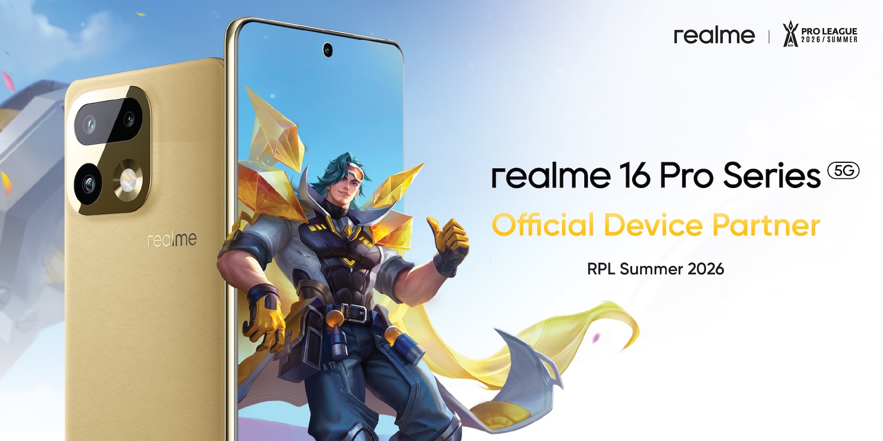 realme ประกาศตัวเป็น Official Device Partner ศึก RoV Pro League 2026 ...
